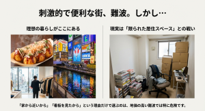 難波エリアの便利な暮らしと限られた居住スペースの現実