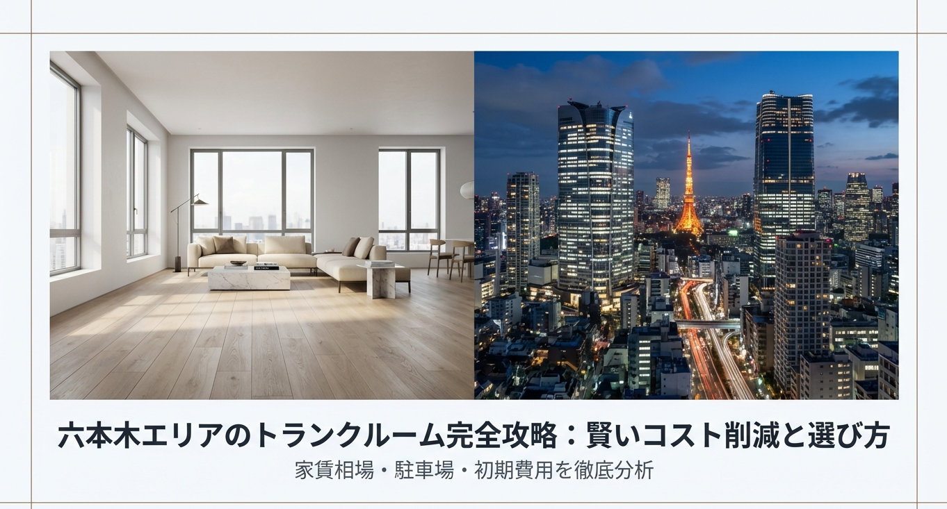六本木エリアのトランクルーム選び方完全ガイド・家賃相場とコスト削減