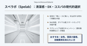 スペラボの清潔感あふれる明るい内装とDX化された設備