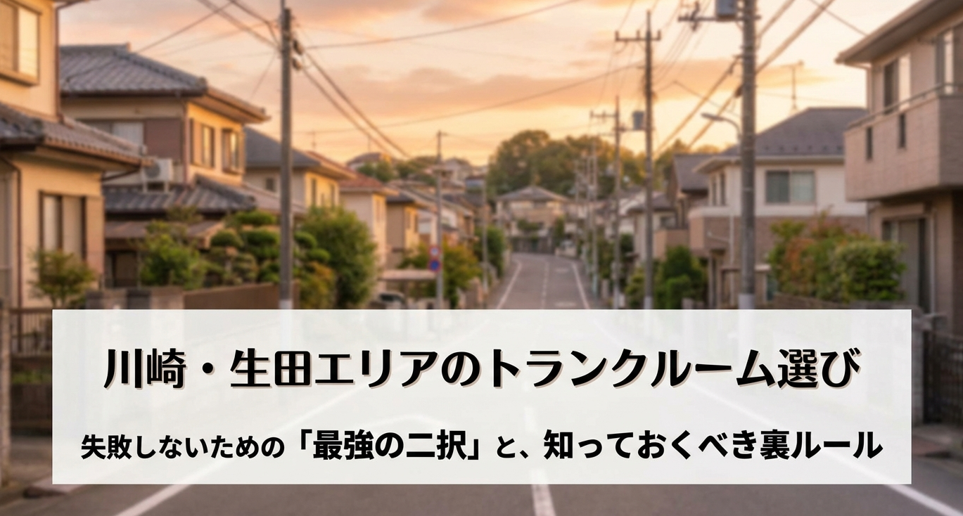川崎・生田エリアで失敗しないトランクルームと最強の二択