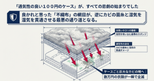 不織布ケースがホコリと湿気を吸い込みカビの温床になるメカニズム